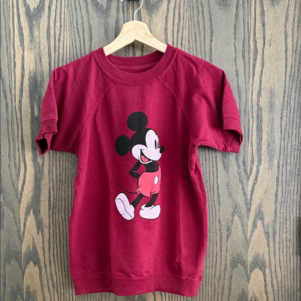 Mickey Mouse • Vintage Short Sleeve Sweater